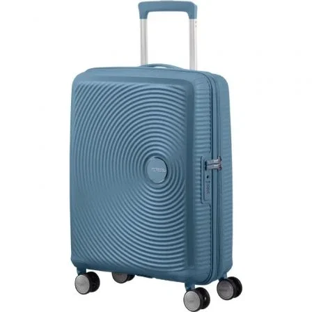 American Tourister Maleta de cabina Soundbox Spinner 55 cm 55x40x20 cm 4 ruedas Azul piedra American Tourister Maleta de cabina Soundbox Spinner 55 cm 55x40x20 cm 4 ruedas Azul piedra